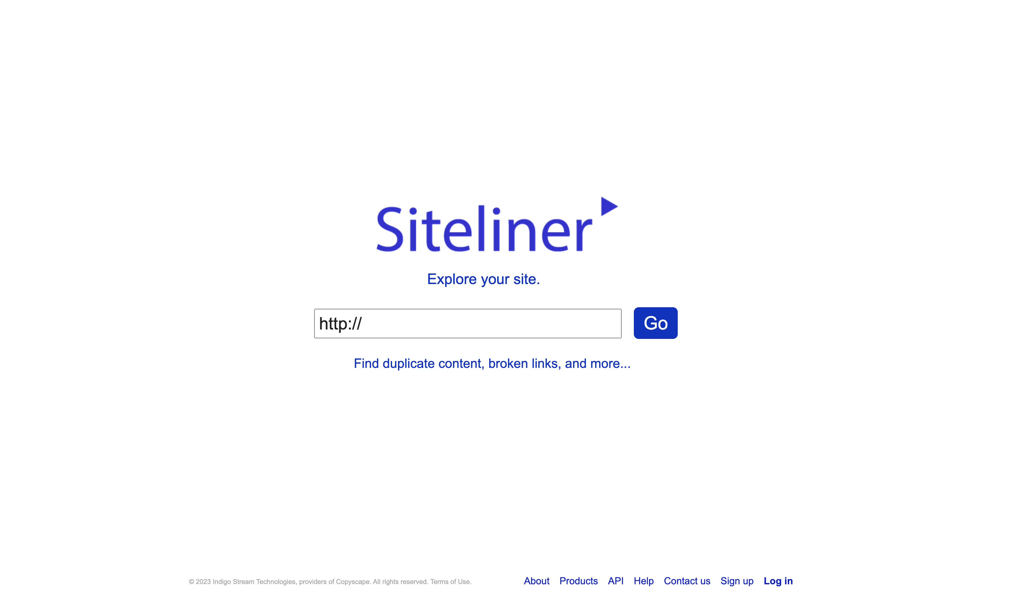 Apercu de Siteliner